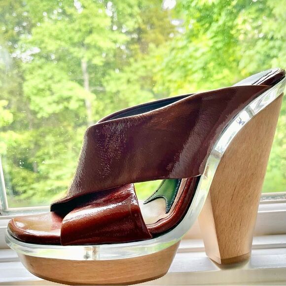 MARNI Wood Heel Platform Sandal - Picture 5 of 9